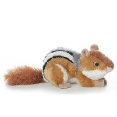 Aurora World Plush - Mini Flopsie - CHIP the Chipmunk (8 inch) - New Stuffed Toy