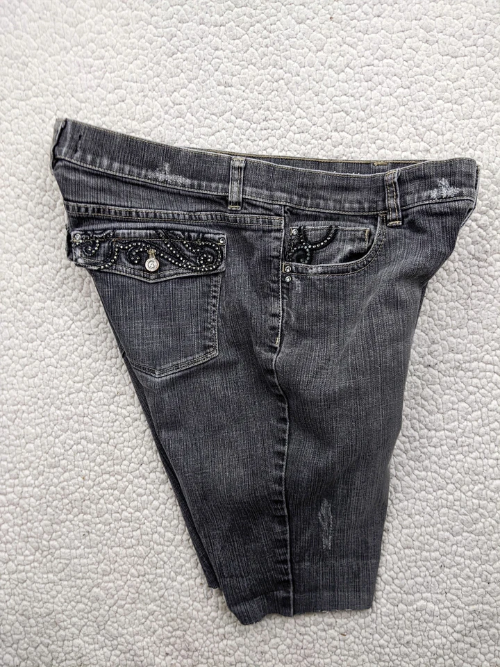 Pantalones cortos bermudas de tiro medio para mujer White House Black Market 10 recortados Foto 4 de 4