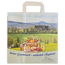 Papiertragetasche mit Motiv, Regional, Bio, 26+16x27cm Karton 350 Stück