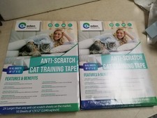 Lot of 16 Eden Anti-Scratch Cat Training Tape 10XL Sheets 17" x 12" Double Sided