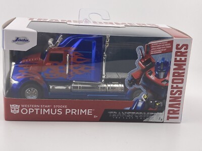 OPTIMUS PRIME TRANSFORMER HOLLYWOOD RIDES T1 DIE CAST TRUCK 1:32 JADA 5700