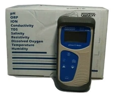 OAKTON Acorn Ion 6 Meter, Ion, mV, pH, °C, Temperature, Protective Boot Stand.