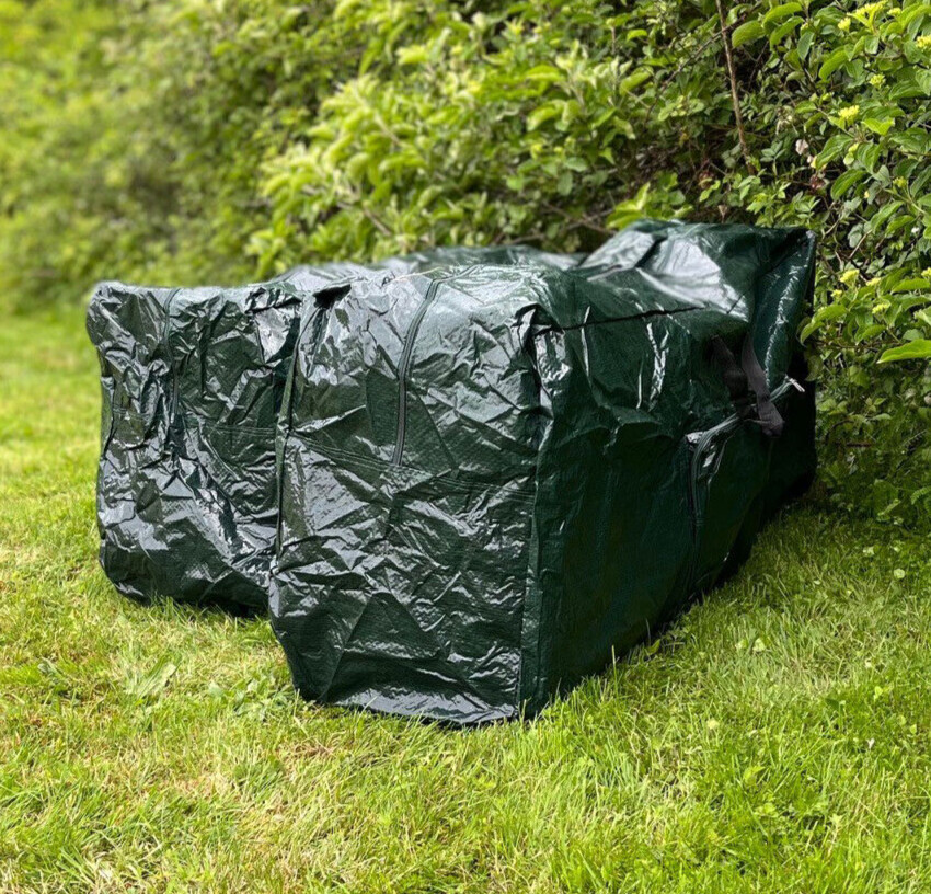 2 x Cushion Storage Bag Extra Large Waterproof Outdoor Garden Furniture