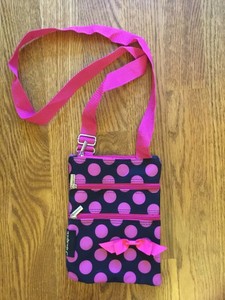 fabric strap cross body bolsa