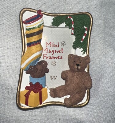 *NEW* Wilton Industries- Mini Resin- Magnetic- Christmas- Photo Frame