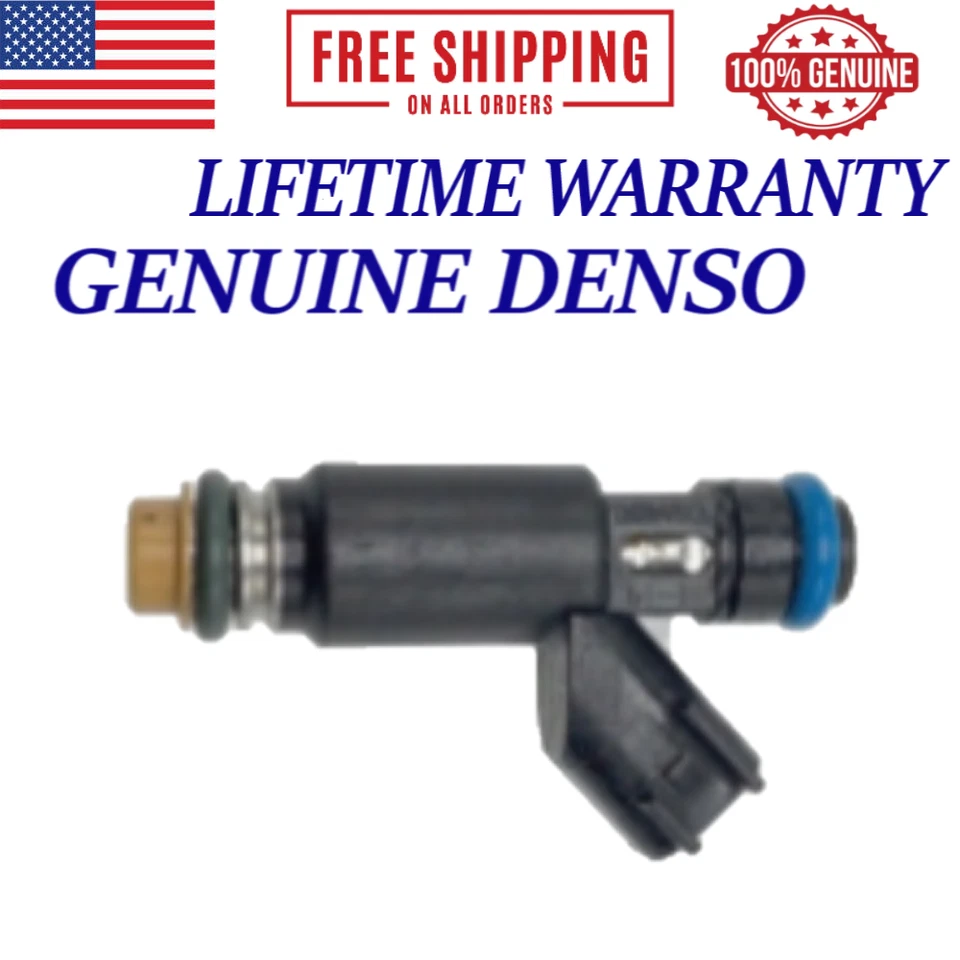 OEM DENSO New Set of 8 Fuel Injectors for 2007 Chevrolet Express 1500 5.3L V8 - Image 2 of 3
