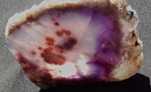 AMETHYST MIT ACHATKUGELN ERSTAUNLICHE FEINE KRISTALLPLATTE 1,7 OZ ODER 50 GRAMM - Bild 12 von 12