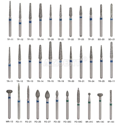 Myricko High Speed Diamond Burs Super Coarse Dental Lingual Fossa Cavity Occlusion Preparation Diamond Burs Dia 1 4mm