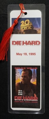 Action Movies Bookmark - Hand Made - Choose Movie (N - Z) - 5 ml thick - 8'' x 3''