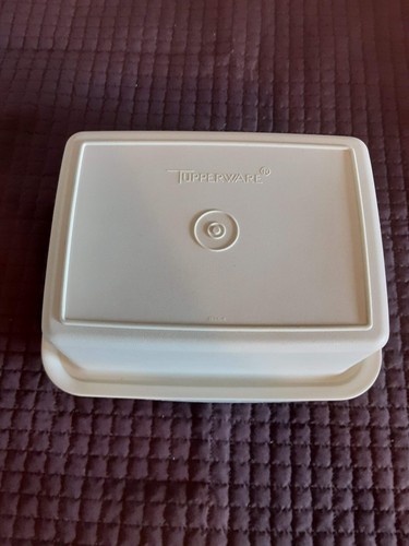 Freeze N Save Ice Cream Keeper Almond Container & Lid Tupperware - Picture 2 of 4