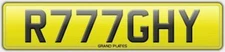 Number plate R777 GHY registration RICHY RICHEY RICHIE RICH RICHARD RICK RICKY 