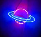 Outta Space Saturn Acrylic 14"x10" Neon Sign Lamp Light Shop Glass Beer Bar Ey