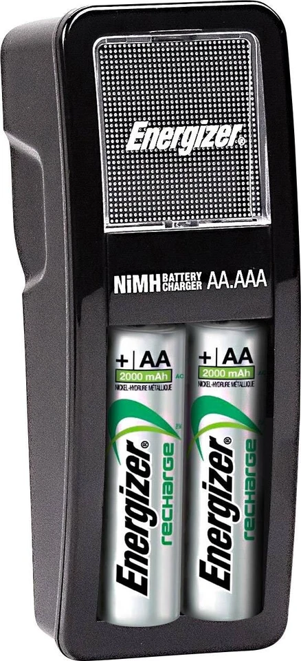 Energizer Mini Accu Charger For AA/AAA Batteries + 2 AA 2000MAH Rechargeable - Image 3 of 3