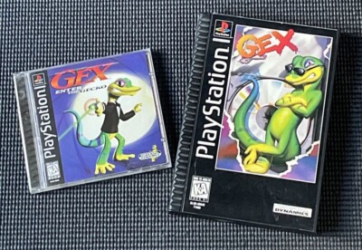 Gex Long Box Version Gex 2 Original CIB With Manuals PlayStation PS1 w/ Reg Card