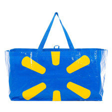 Bolsa de Compras Walmart Jumbo Reutilizable, 22L x 13W x 13H, Nueva Con Etiquetas