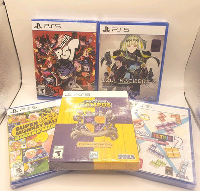 PlayStation (PS5) 5-Game Lot Persona Tactica, Soul Hackers 2, More)  New 730865220472|