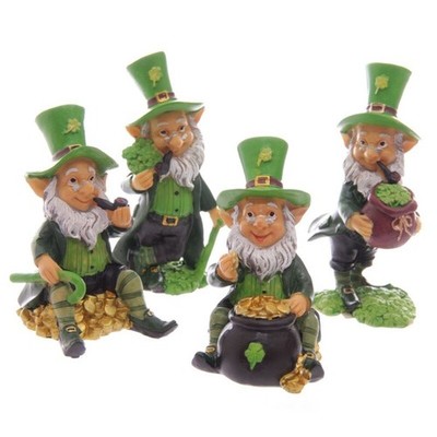 Irischer Kobold Leprechaun Figur  Sammelfigur 9 - 11 cm