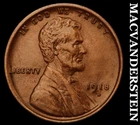 1918-D Lincoln Wheat Cent - Scarce  Choice Almost Uncirculated  #i5120