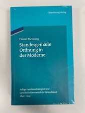 Standesgemäße Ordnung in der Moderne: Adlig...