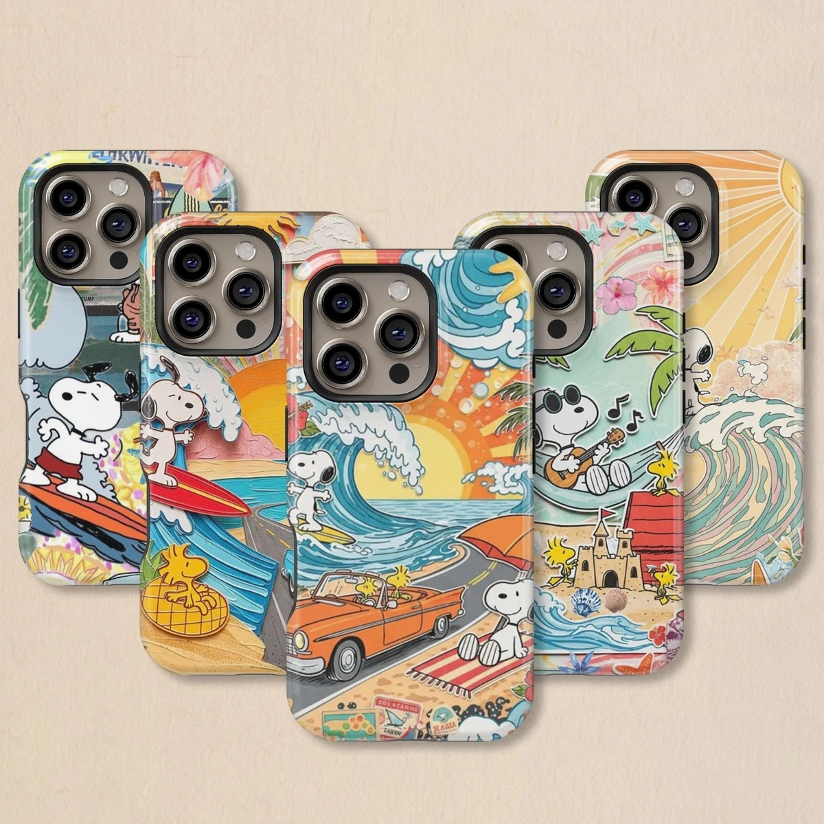Custodia Per LG K50S Con Snoopy E Woodstock In Piedi - Cover In Silicone Morbida Con Licenza Ufficiale Peanuts