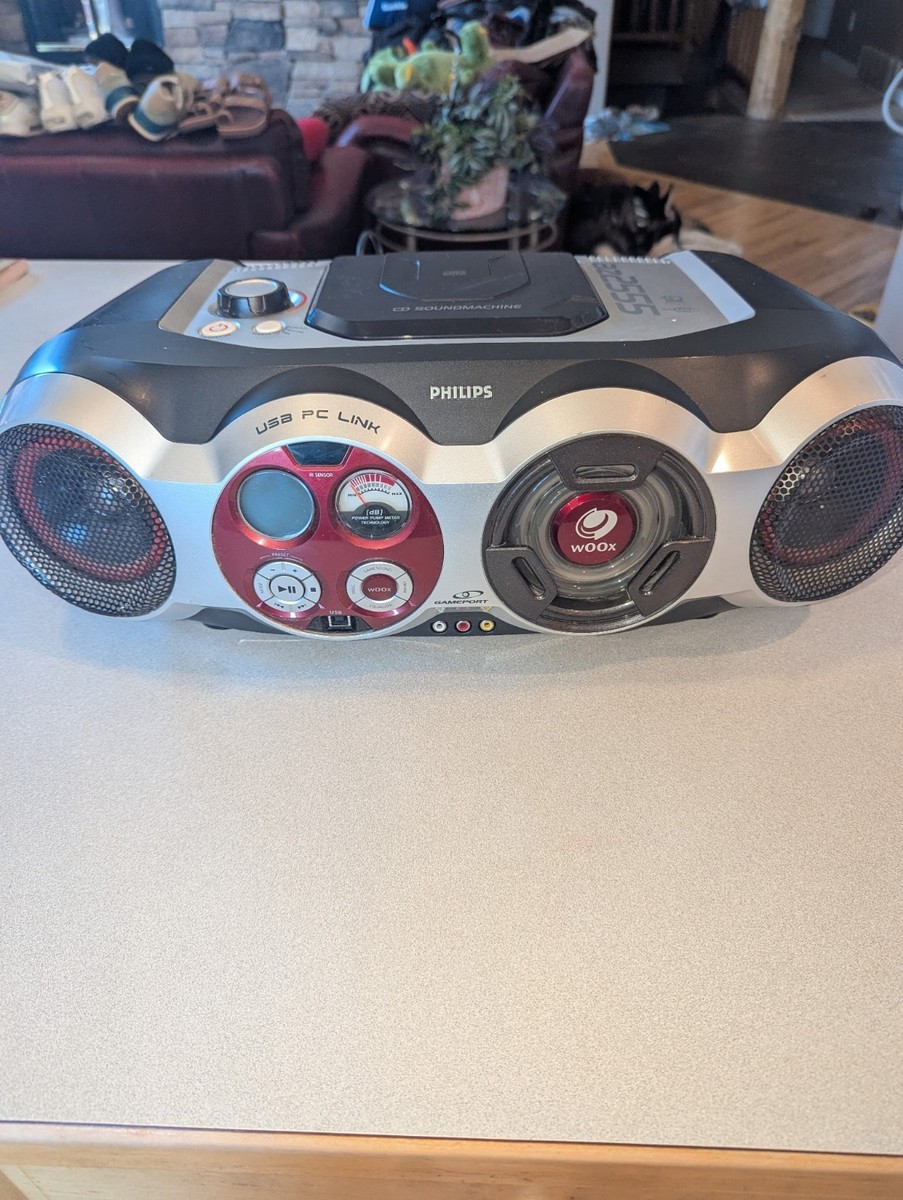 Philips AZ2555 CD Soundmachine PC Link USB Gameport Radio