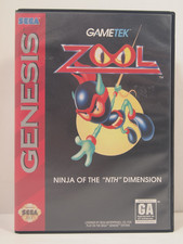 Zool Ninja of the Nth Dimension Case SEGA Genesis Authentic BOX ONLY