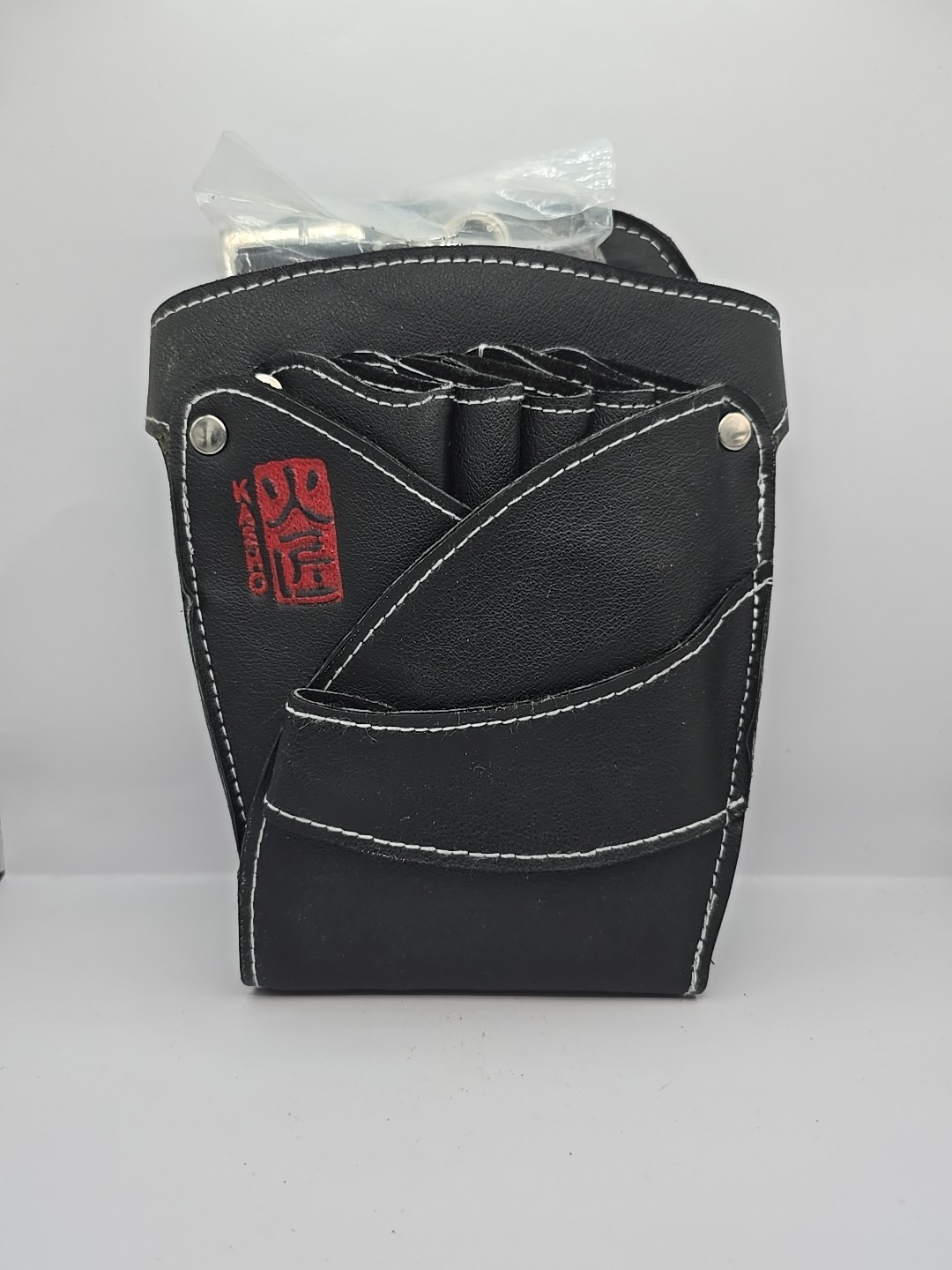 Kasho Leather 5 Shear Scissors Holster With Shoulder Strap