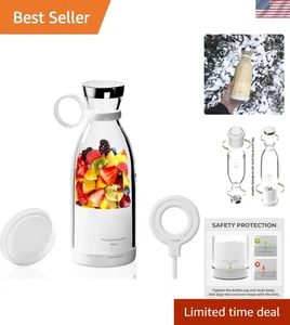 Easy-Clean Portable Blender for Juices & Smoothies - Travel-Friendly 11.83 Oz