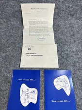 Pure Oil Dealer Packet 1949 w Booklets Letter "Sure You Can But" Service Station