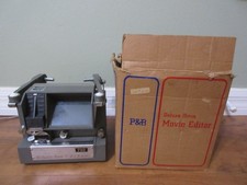 P B Deluxe 8mm Edition Movie Editor w Original Box Plus Sound Recording Tape