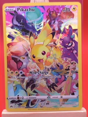 Pikachu 160/159 Crown Zenith Full Art Secret Rare Pokemon Card
