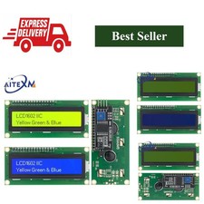 LCD1602 I2C 16x2 Character Display Module 5V Blue Green Arduino
