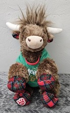 Build-A-Bear Tartan Highland Cow Plush - With...