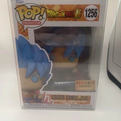 Funko Pop! Anime Dragon Ball S SSGSS Goku Kaio-Ken Times 20 Glow BoxLunch #1256