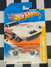 Hot Wheels 2011 New Models '69 COPO Corvette White/Red/Blue 43 Diecast 1/64