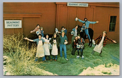 #ad Beaumont Heritage Pottery York Ogunquit Maine ME Postcard O9 $14.99