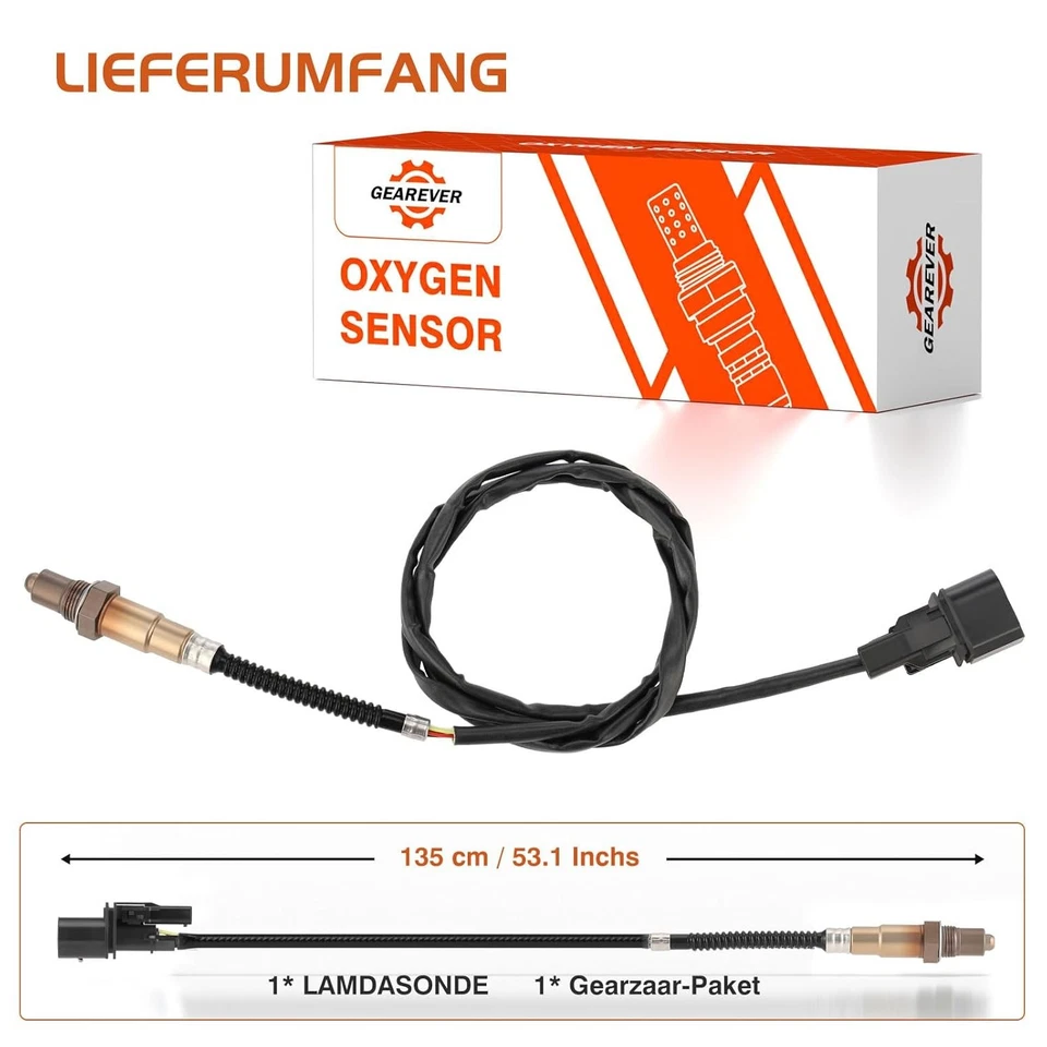 SONDA LAMBDA SONDA LAMBDA SONDA DI REGOLAZIONE 0258007351 PER AUDI A3 A4 A8 TT SEAT VW PASSAT - Immagine 4 di 4