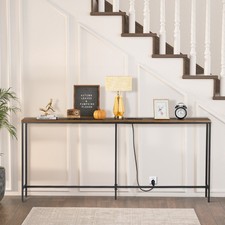 FCH Console Table Narrow Console Table for Hallway Industrial Sofa Table UK