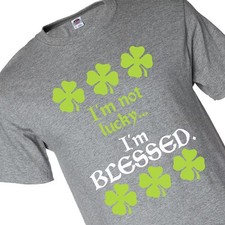 Blessed Shamrock St Patrick’s Day Unisex T-Shirt Free Ship