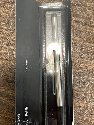 Mont Blanc ONE Rollerball Refill Medium Mystery Black 10SMT 107877 - Picture 3 of 10