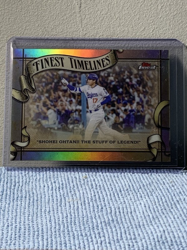 2026 Topps Finest - Shohei Ohtani - Finest Timelines Refractor - #FT-23 - LAD