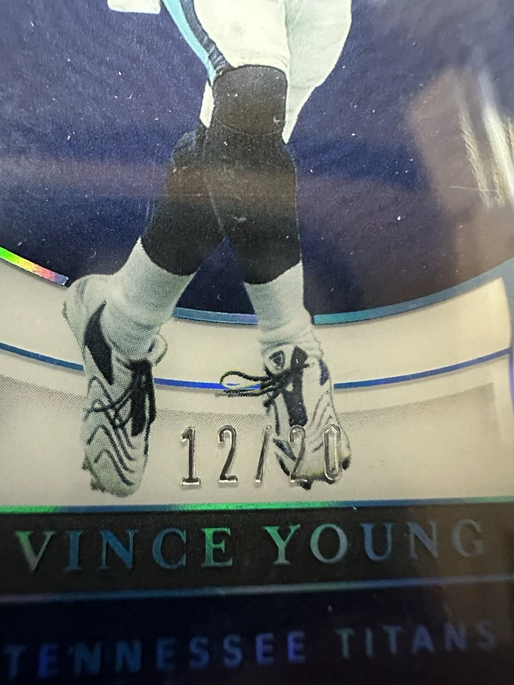 /20 - 2021 National Treasures - Vince Young #83 Midnight - Image 2 of 3