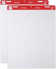 Brand Easel Pads, 27" x 34", 50 Sheets, 30 Recycled, White,