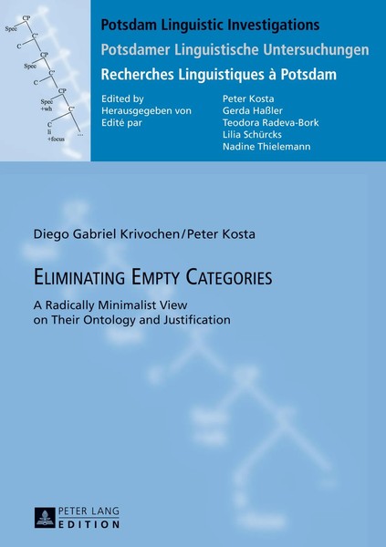 Eliminating Empty Categories | Diego Gabriel Krivochen (U. A.) | Buch | Englisch-image