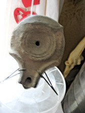 LAMPE A HUILE ANTIQUE ROMAINE