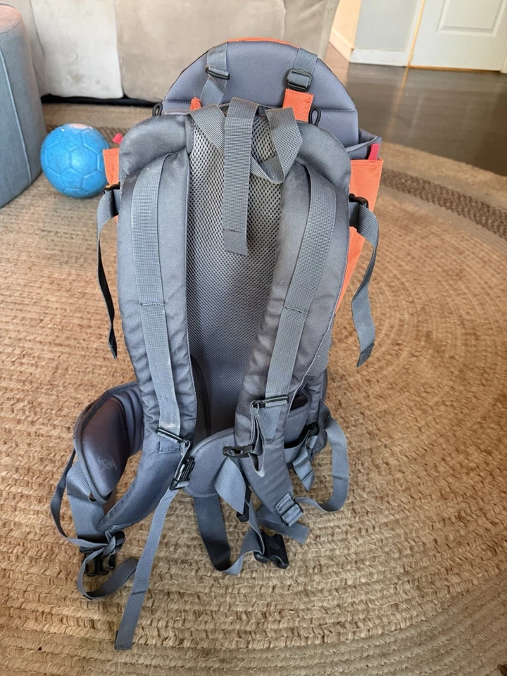 phil&teds Parade 儿童背带框架背包,橙色 - 紧凑,轻便 (4. — 第 2/4 张图片