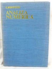 Numerical Analysis Gheorghe Marinescu In Romanian 1974 Hardcover