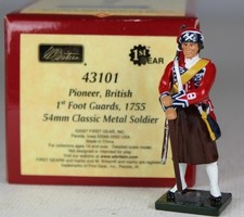 BRITAINS The Redcoats- Pioneer British 1st Foot Guards 1755 Set 43101