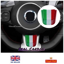 Abarth Lenkrad Kinneinsatz echt Kohlefaser italienisch 500 595 695