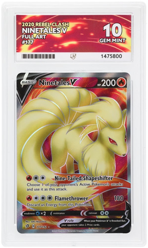 Ninetales V graded ACE 10 for sale on eBay